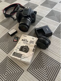 Beautiful 😻 Canon EOS Rebel T6 DSLR Camera, 18-55mm Lens SD Card + Battery
