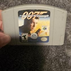 N64 007 World Not Enough