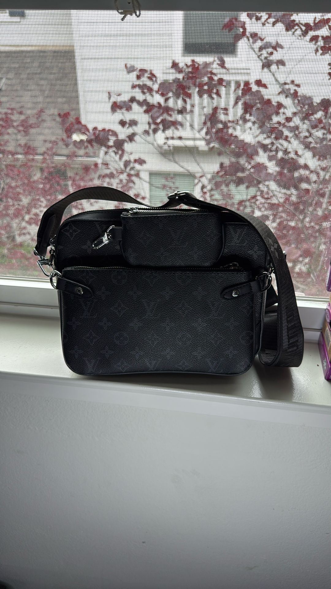 Louis Vuitton Monogram Eclipse Reverse Trio Messenger Bag