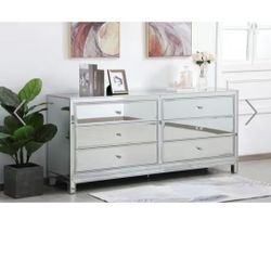 Mirror  Glass Dresser New Open Box  Delivery Available 