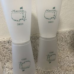 The Augusta National Golf Cups 2023(set Of 4)