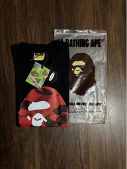 Black bape T-shirt size S