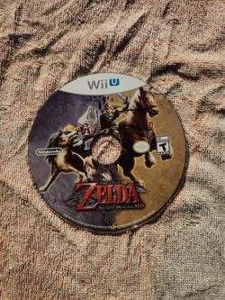 The legend of Zelda game for the wii U