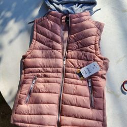 Women's Hoodie Vest Size Medium 