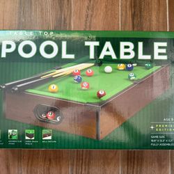 Table Top Pool Table