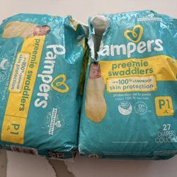 Pampers Preemie Swaddlers 