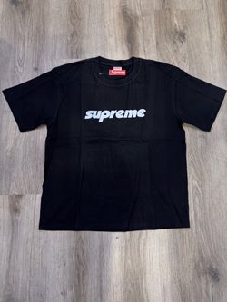 Supreme Black Logo T-Shirt with Tags