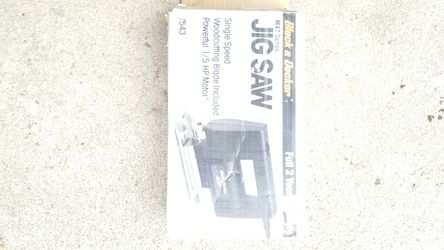 Black and Decker jig saw