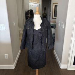 DKNY Denim Jacket And Dress Set