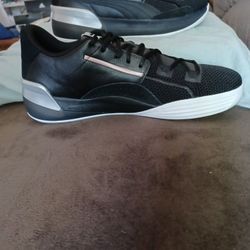 NEW PUMA  CLYDE HARDWOOD METALLIC Sz 14