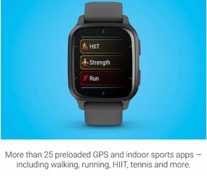 Garmin Venu Sq 2 GPS Smartwatch, All-Day Health Monitoring, Long-Lasting Battery Life, AMOLED Display, Slate and Shadow Gray (SOLD WITHOUT MANUFACTURE