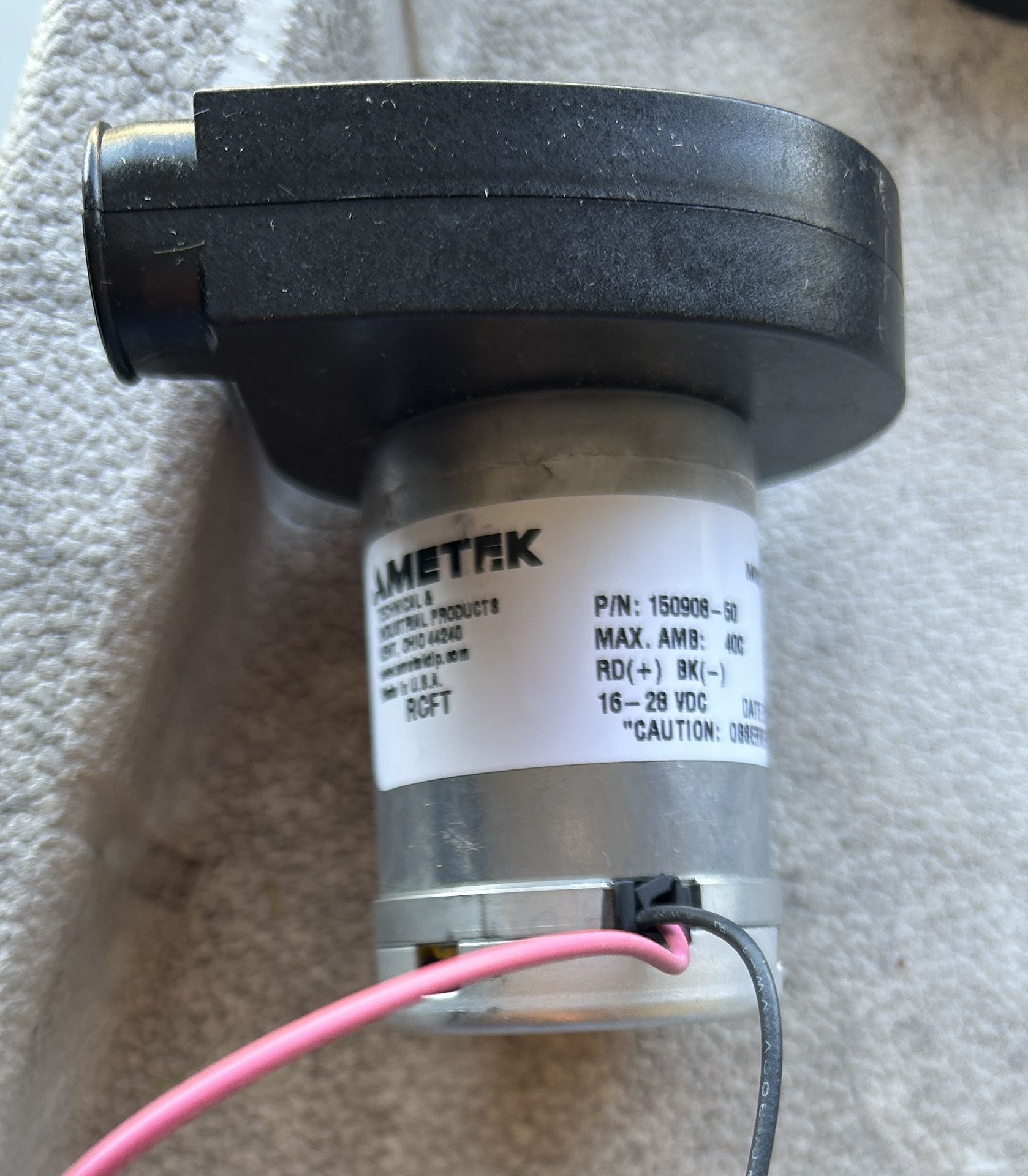 3”, 16-28 VDC Micro jammer Brushless Blower