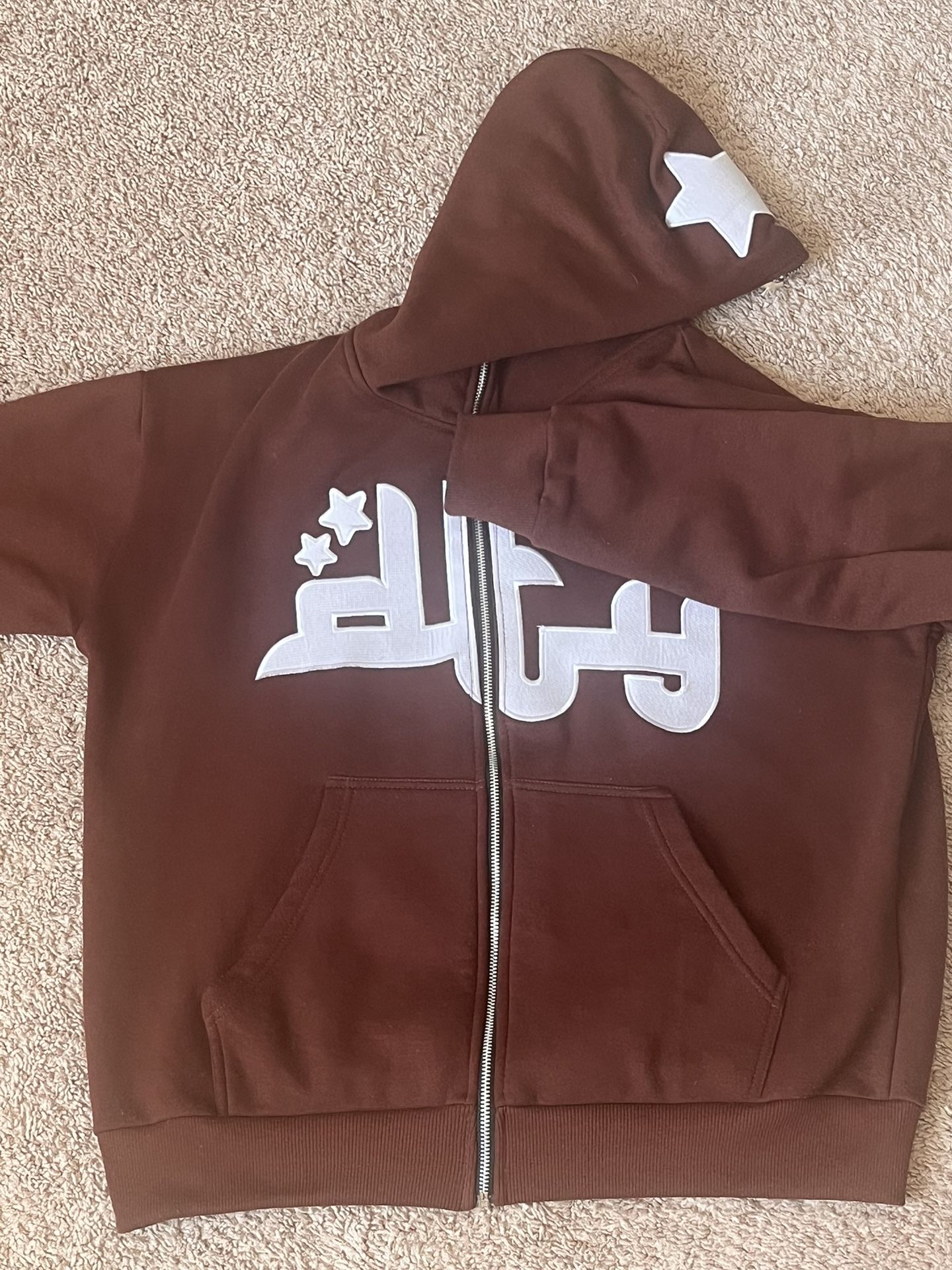 Divide The Youth Brown Full Zip