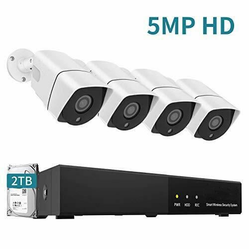 Security cameras system 2TB/5MP HD