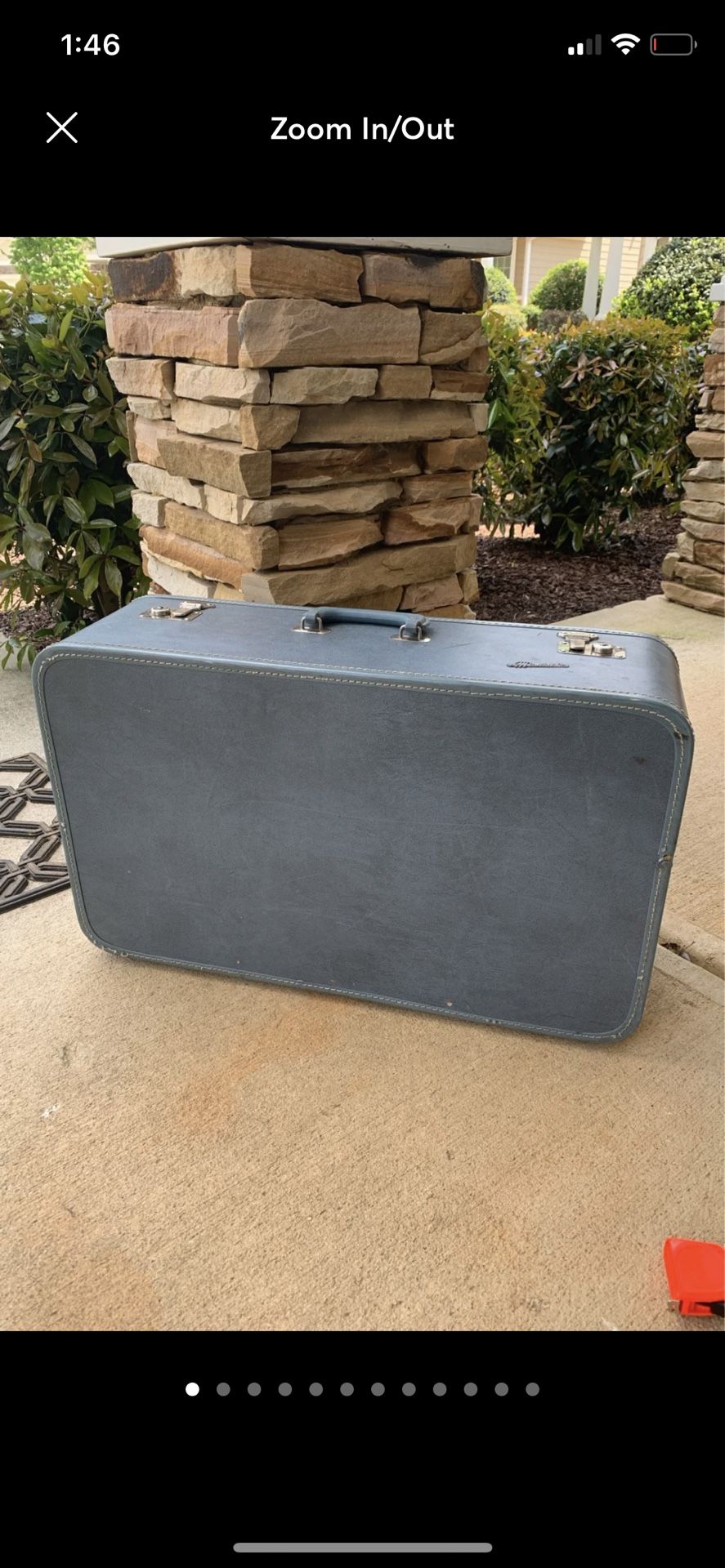 Vintage Monarch Suitcase Luggage