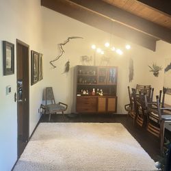 8'x8' White Shag Rug