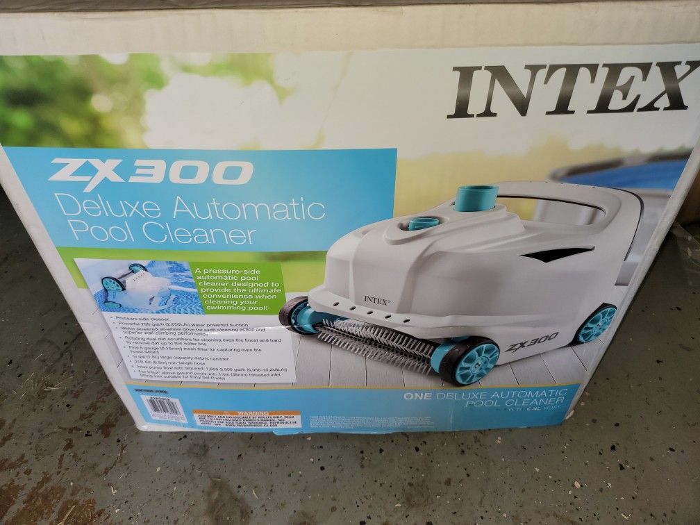 Intex 28005E ZX300 Deluxe Automatic Pool Cleaner, Grey