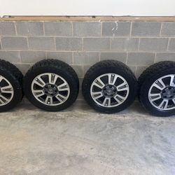 Factory Rims And All Terrain Mud Tires For Tundra