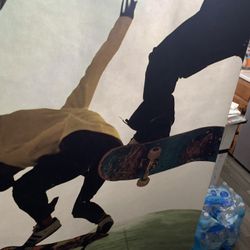 Large Skateboard Canvas Wall Decor 