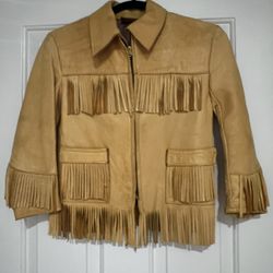 Leather Buckskin Child’s Jacket