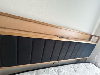Queen size bed and mattress