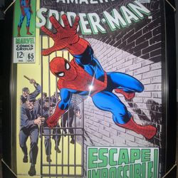Spider-Man Framed 3D Painting 