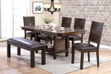 6-piece dining set on sale now! Madison