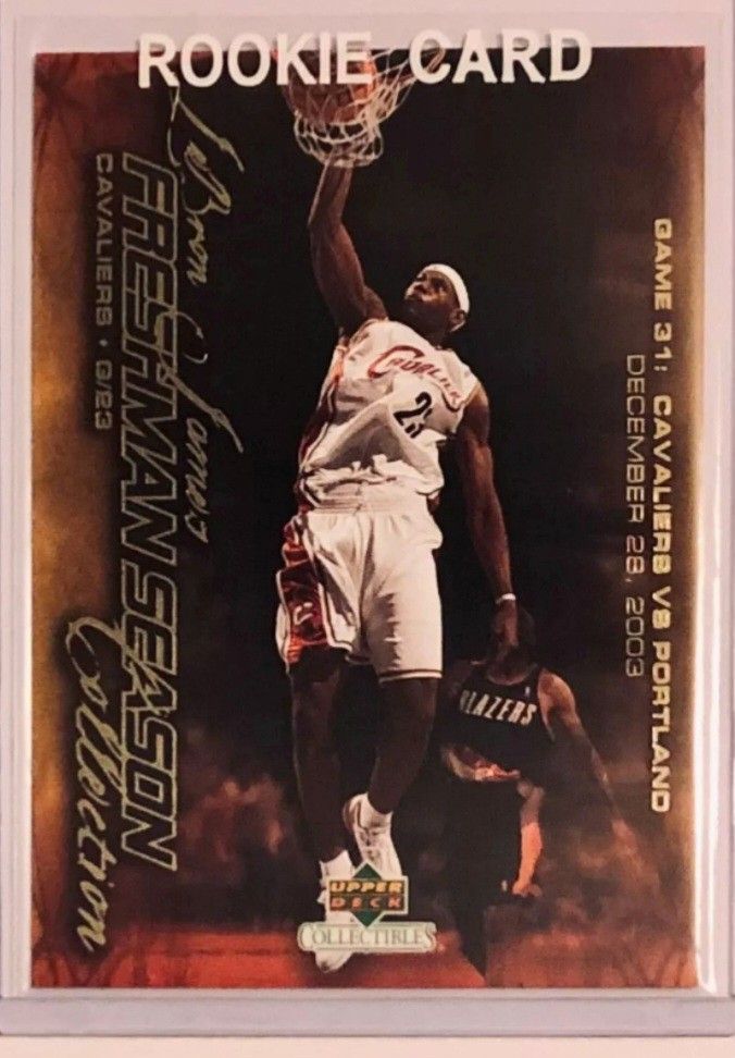 Real Nice 2003 Upper Deck LeBron James Rookie Card #32 In NM Or Better Condition...