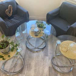 Coffee Table And End Tables