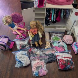 American Doll  And Accessories 
