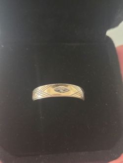 Vintage solitaire diamond 10k gold ring