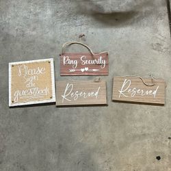 Wedding Signs