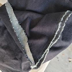 10 Yards Black Stretch Denim Fabric