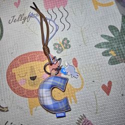 Pop Mart Labubu The Monsters Pin for Love Series "C" Letter Pendant