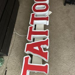 Tattoo Sign (6ft Long)