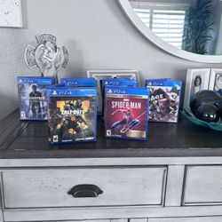 6 PS4 Games 