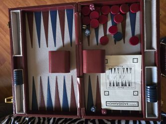 Vintage backgammon set