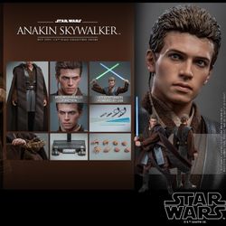 Hot Toys MMS677 Anakin Skywalker Star Wars Attack of the Clones 1/6 Figure