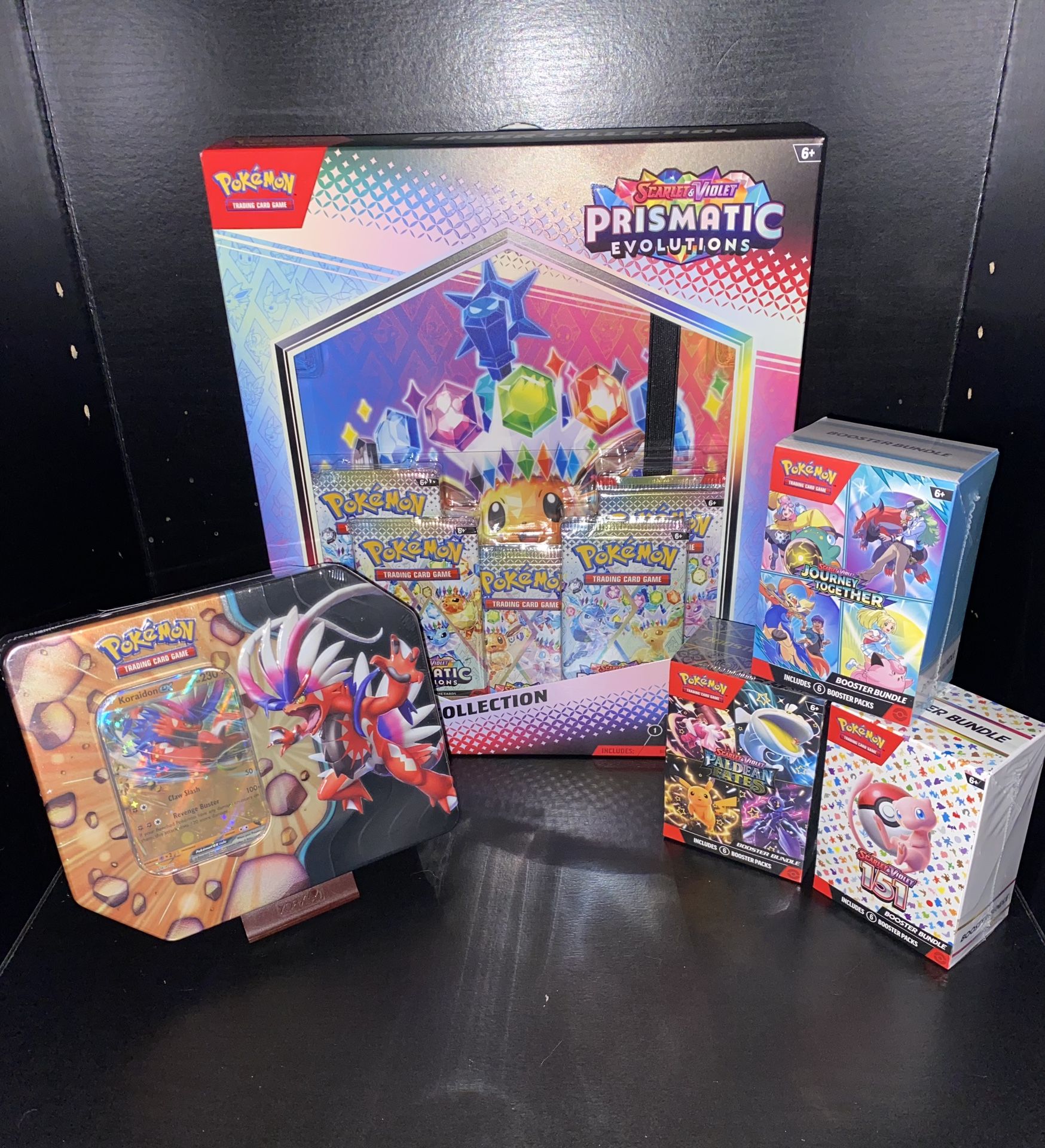Prismatic Evolution Pokemon Binder Bundle