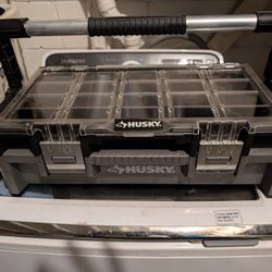 Husky Connect Stackable Portable Heavy Duty Lightweight Tool and Parts Organizer