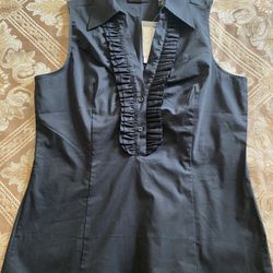 New YORK&Company, Black Blouse, Size Medium