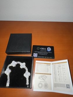 VVS1 Moissanite Bracelet 6.5 inches