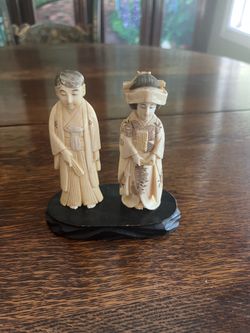 Vintage Japanese Takasago figures
