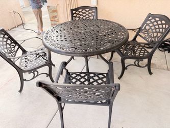 Patio table set