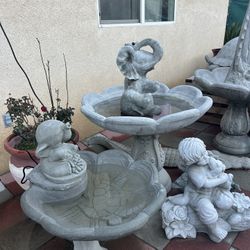 New Fountains Made Out Of Cement 