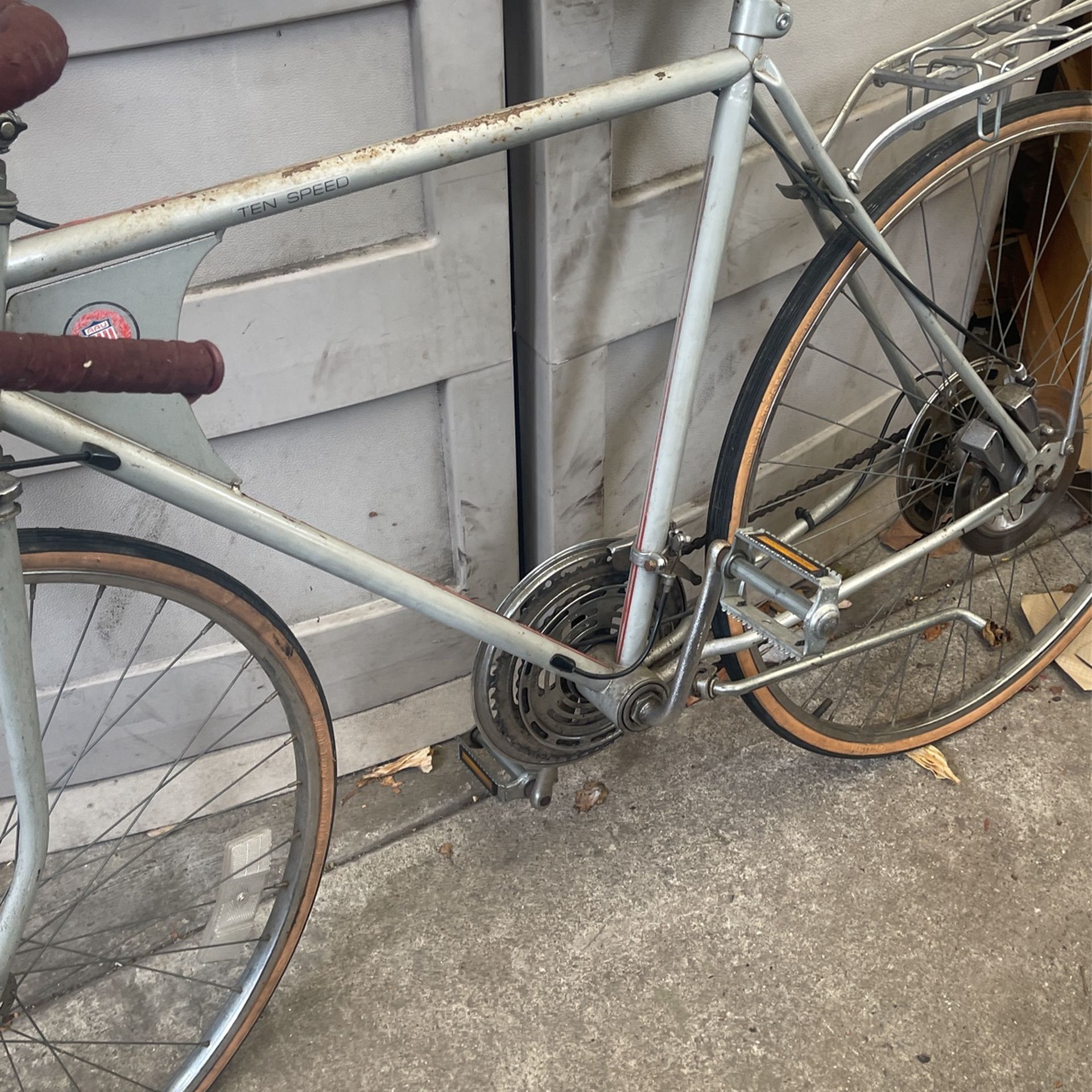 Vintage Montgomery Ward AAU USA Ten Speed Bike For Parts