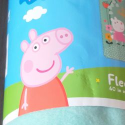 PEPPA PIG  FLEECE  TRAVEL  BLANKET 40 In x 50 In 