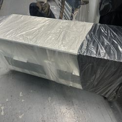 White Tv Stand Good Condition Brooklyn 