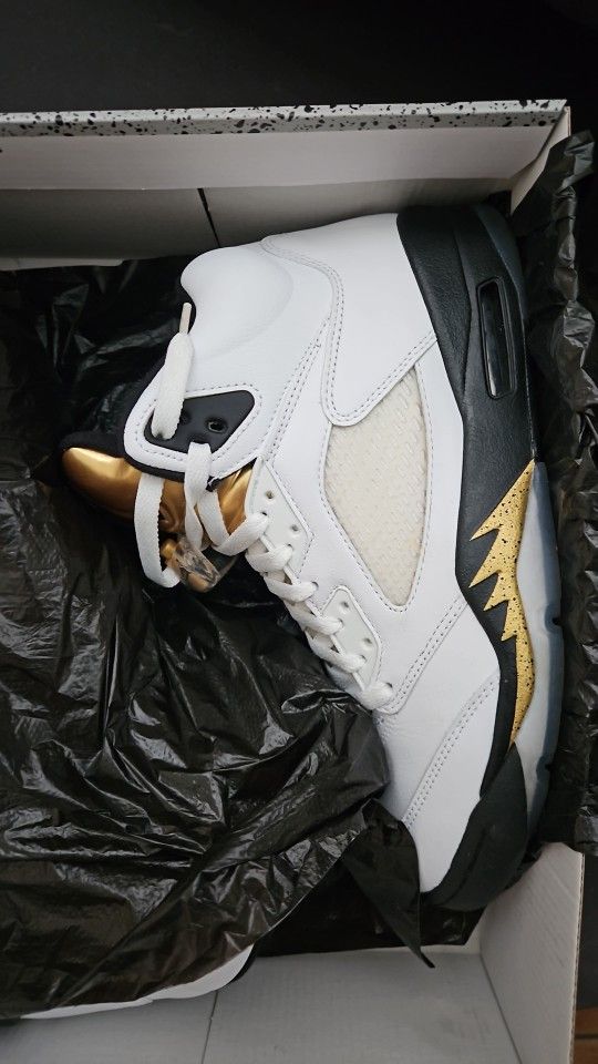 Jordan Retro 5s "OLYMPIC" Sz 9.5 Used Twice
