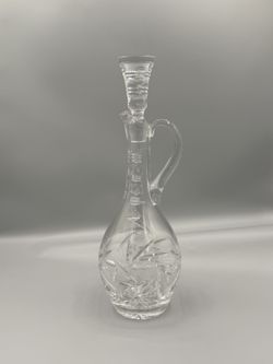 Vintage Cut Glass Decanter